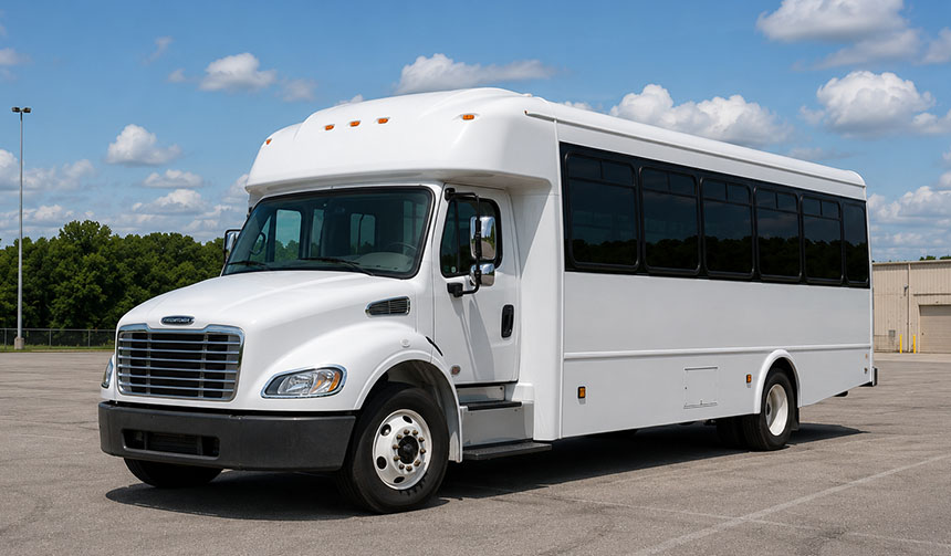 25-passenger minibus available for charter in Cannon Township, MI